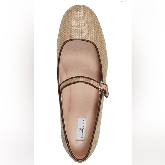 Bandolino Women’s Philly Mary Jane Flat Dark Natural 8 NEW - Picture 2 of 8